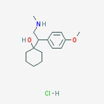1-[1-(4-methoxyphenyl)-2-(methylamino)ethyl]cyclohexan-1-ol,hydrochloride结构式