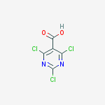 Structure of 2,4,6-TRICHLOROPYRIMIDINE-5-CARBOXYLIC ACID