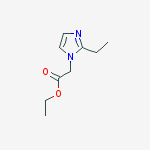 Structure of Ethyl 2-(2-ethyl-1H-imidazol-1-yl)acetate