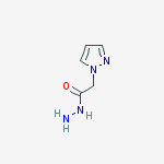 Structure of 2-(1H-PYRAZOL-1-YL)ACETOHYDRAZIDE 95%