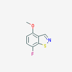 Structure of 7-Fluoro-4-methoxy-1,2-benzothiazole
