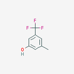 3-methyl-5-(trifluoromethyl) phenol结构式