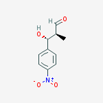 (2S,3R)-3-hydroxy-2-methyl-3-(4-nitrophenyl)propanal结构式