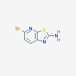 Structure of 5-bromothiazolo[5,4-b]pyridin-2-amine