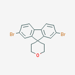 Structure of 2,7-Dibromo-2,3,5,6-tetrahydrospiro[fluorene-9,4-pyran]