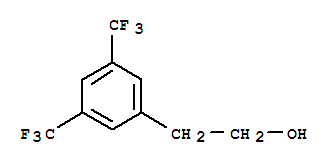 Structure of 2-(3,5-bis(trifluoromethyl)phenyl)ethanol