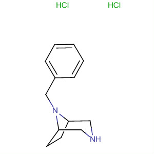 Structure of 3,8-Diazabicyclo[3.2.1]octane, 8-(phenylmethyl)-, dihydrochloride