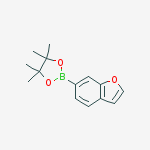 Structure of 2-(BENZOFURAN-6-YL)-4,4,5,5-TETRAMETHYL-1,3,2-DIOXABOROLANE