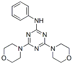 Structure of 2-ANILINO-4,6-BIS(MORPHOLINO)-1,3,5-TRIAZINE