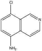 Structure of 8-chloroisoquinolin-5-amine