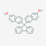 Structure of 6,6'-(9H-Fluorene-9,9-diyl)di(2-naphthol)