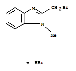 Structure of 2-(bromomethyl)-1-methyl-1h-benzimidazole hydrobromide
