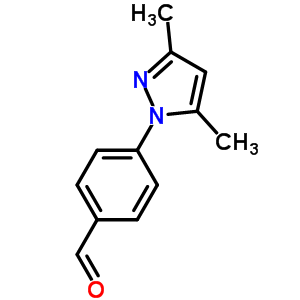 4-(3,5-Dimethyl-1H-pyrazol-1-yl)benzaldehyde 97%结构式