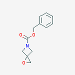 Structure of benzyl 1-oxa-5-azaspiro[2.3]hexane-5-carboxylate