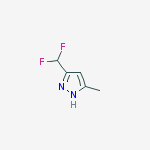 Structure of 3-DIFLUOROMETHYL-5-METHYL-1H-PYRAZOLE