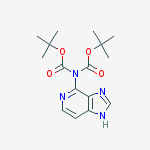 Structure of IMIDODICARBONIC ACID, 2-(3H-IMIDAZO[4,5-C]PYRIDIN-4-YL)-, 1,3-BIS(1,1-DIMETHYLETHYL) ESTER