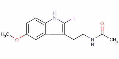 Structure of 2-IODOMELATONIN