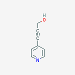 Structure of 2-PROPYN-1-OL,3-(PYRIDIN-4-YL)-