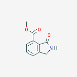 Structure of 3-OXO-2,3-DIHYDRO-1H-ISOINDOLE-4-CARBOXYLIC ACID METHYL ESTER