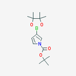 Structure of t-Butyl 3-(4,4,5,5-tetramethyl-1,3,2-dioxaborolan-2-yl)-1H-pyrrole-1-carboxylate