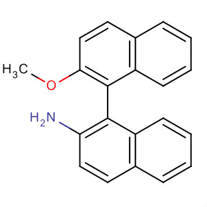 [1,1'-Binaphthalen]-2-amine, 2'-methoxy-结构式