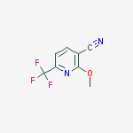 Structure of 2-methoxy-6-(trifluoromethyl)nicotinonitrile