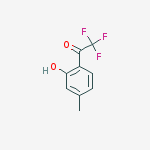 Structure of 2,2,2-Trifluoro-1-(2-hydroxy-4-methylphenyl)-ethanone