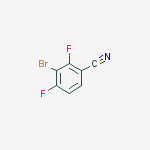 Structure of 3-Bromo-2,4-difluorobenzonitrile