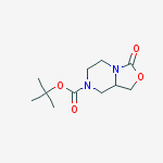 Structure of Tert-butyl3-oxotetrahydro-1H-oxazolo[3,4-a]pyrazine-7(3H)-carboxylate