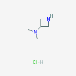 Structure of 1-Azetidin-3-yl-dimethylamine hydrochloride