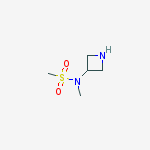 Structure of N-(azetidin-3-yl)-n-methylmethanesulfonamide