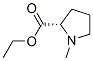 Structure of L-Proline, 1-methyl-,ethyl ester