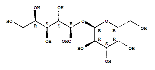 2-O-(a-D-Galactopyranosyl)-D-galactose结构式
