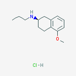 Structure of (R)-1,2,3,4-Tetrahydro-5-methoxy-N-propyl-2-naphthalenamine Hydrochloride