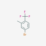 Structure of 4-Bromo-2-methylbenzotrifluoride