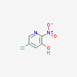 5-chloro-2-nitropyridin-3-ol结构式