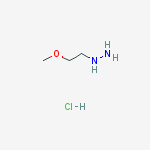 Structure of (2-Methoxyethyl)hydrazine hydrochloride