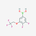 Structure of 3-(2,2,2-trifluoro-ethoxy)-4,5-difluoro-benzeneboronic acid