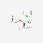Structure of 2-(2,2-Difluoro-ethoxy)-3,5-difluoro-benzeneboronic acid