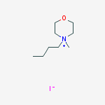 Structure of Morpholinium, 4-butyl-4-methyl-, iodide