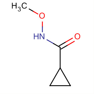 Structure of Cyclopropanecarboxamide, N-methoxy-