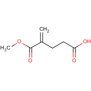 Structure of Pentanedioic acid, 2-methylene-, 5-methyl ester