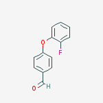 Structure of 4-(2-FLUORO-PHENOXY)-BENZALDEHYDE