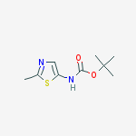 Structure of Tert-butyl N-(2-methyl-1,3-thiazol-5-yl)carbamate