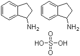 Structure of 1-Aminoindan sulfate (Rasagiline)