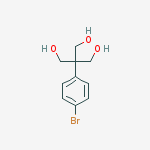 Structure of 1,3-Propanediol, 2-(4-bromophenyl)-2-(hydroxymethyl)-