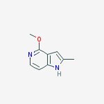 Structure of 4-methoxy-2-methyl-1H-pyrrolo[3,2-c]pyridine