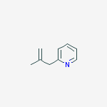 Structure of 3-(2-PYRIDYL)-2-METHYL-1-PROPENE