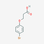Structure of 3-(4-BROMOPHENOXY)PROPANOIC ACID