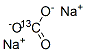 Structure of SODIUM CARBONATE-13C